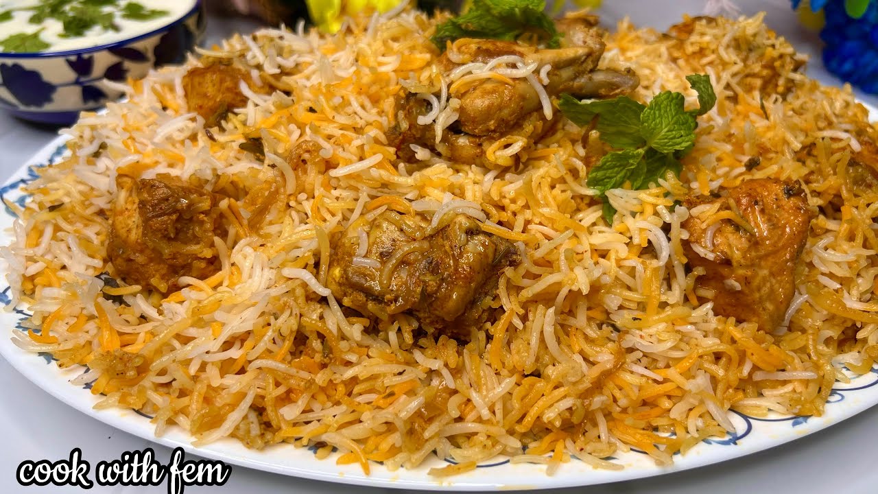 Hyderabad Chicken Dum Biryani