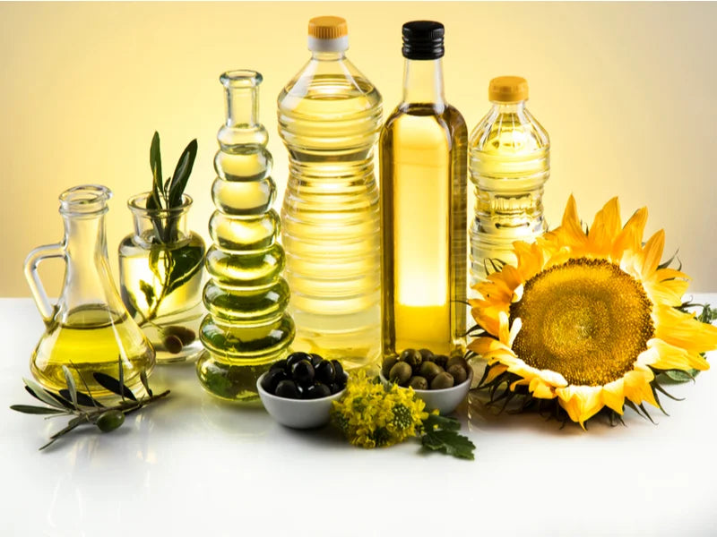 Edible Oils: Groundnut oil, sunflower oil, palm oil and more...