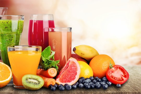 Fruit Juices: Banana, Apple, Orange and more...